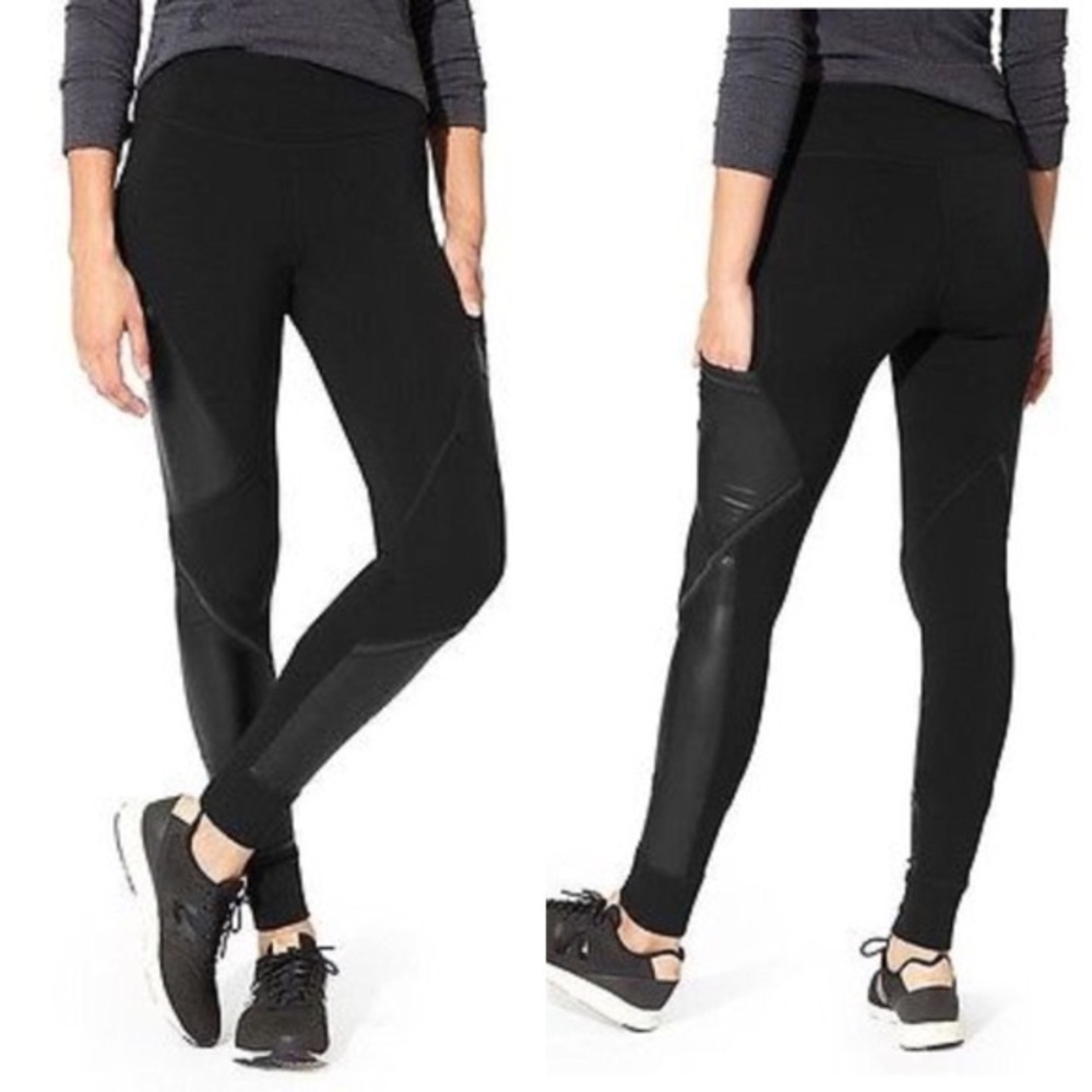 Athleta Urban Cozy Lined Tight in Black